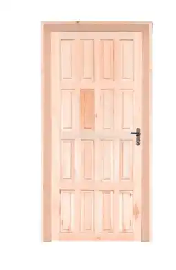 Quero Quero Porta externa madeira eucalipto grantok 7631 85x214x9 esquerda oferta