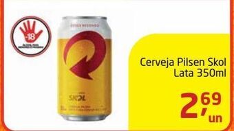 Tenda Atacado Cerveja pilsen skol lata 350ml oferta