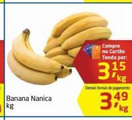 Tenda Atacado Banana nanica kg oferta