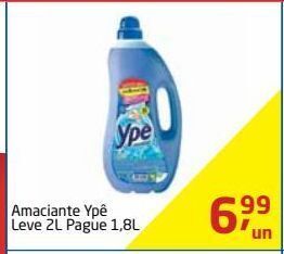 Tenda Atacado Amaciante ypê leve 2l pague 1,8l oferta