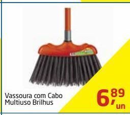 Tenda Atacado Vassoura com cabo multiuso brilhus oferta