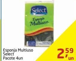 Tenda Atacado Esponja multiuso select pacote 4un oferta