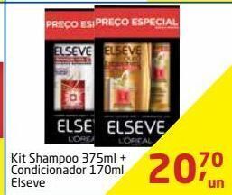 Tenda Atacado Kit shampoo 375ml + condicionador 170ml elseve oferta
