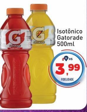 Tonin Superatacado Bebida isotônica gatorade 500ml oferta