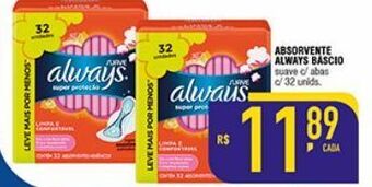 Mercantil Rodrigues Absorvente always 32un oferta