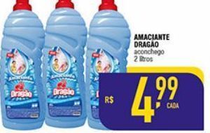 Mercantil Rodrigues Amaciante dragão 2l oferta