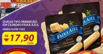 Assaí Atacadista Queijo Tipo Parmesão em Cilindro Faixa Azul 195g oferta