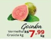 Goiaba Vermelha Graúda 1kg