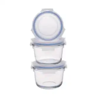 Kit 3 potes herméticos wunderhaus vidro 150ml