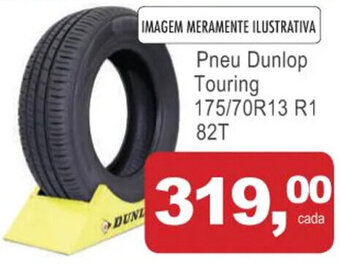 Mineirão Atacarejo Pneu Dunlop Touring 175/70R13 R1 82T oferta