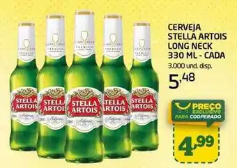 Cooper Cerveja stella artois long neck oferta