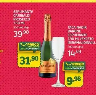 Cooper Espumante garibaldi prosecco taça nadir barone espumante exceto ibirama joinville oferta