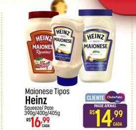 Muffato Maionese tipos heinz oferta