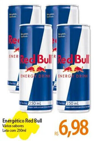 Atacadão Energético Red Bull 250ml oferta