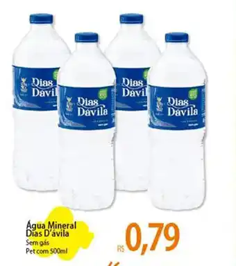 Atacadão Água Mineral Dias D'ávila 500ml oferta