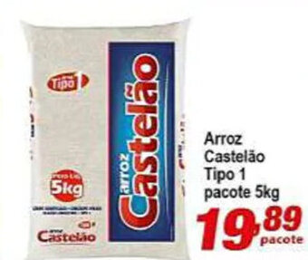 Arroz Castelão Tipo 1 pacote 5kg