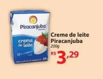 Super Bompreço Creme de Leite Piracanjuba 200g oferta