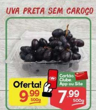 Supermercados Princesa Uva preta 500g oferta