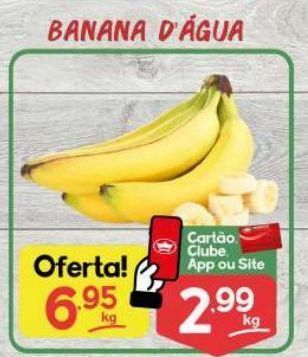 Supermercados Princesa Banana d'água kg oferta