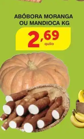 Roldão Abóbora moranga ou mandioca kg oferta