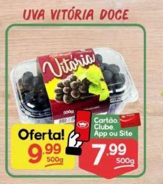 Supermercados Princesa Uva vitória doce 500g oferta