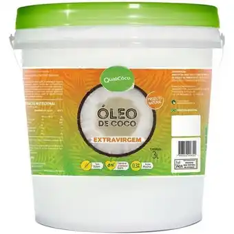Pão de Açúcar Óleo de coco extra virgem qualicoco 3 litros oferta