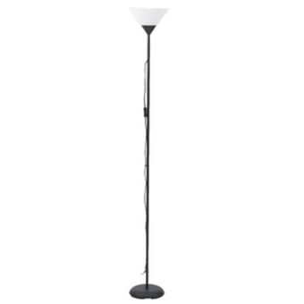 Leroy Merlin Luminária de chão basic preta 1,77m inspire oferta