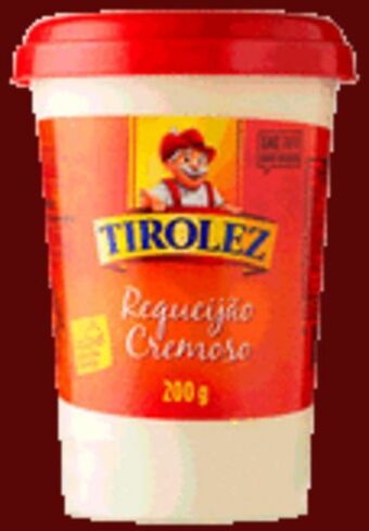 Requeijão cremoso tirolez tradicional 200g