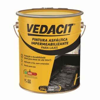 Pintura asfáltica impermeabilizante 20kg vedacit