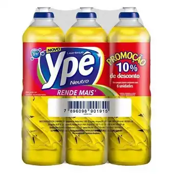 D'avó Supermercado Detergente líquido ype neutro 500ml c6 oferta