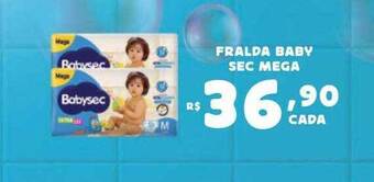 Fralda baby sec mega