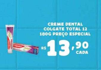 Bahamas Supermercados Creme dental colgate total 12 oferta