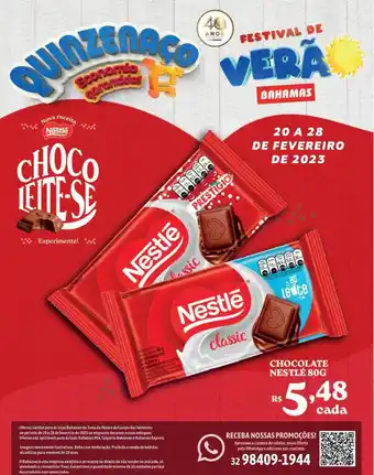 Bahamas Supermercados Chocolate nestlé oferta