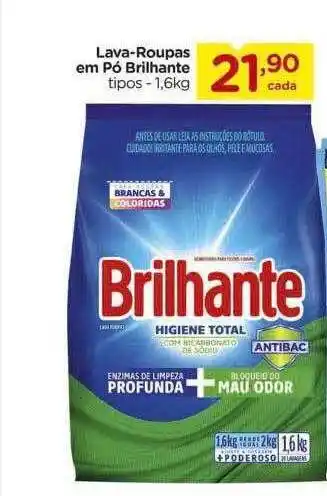 Carrefour Lava-roupas em pó brilhante tipos oferta