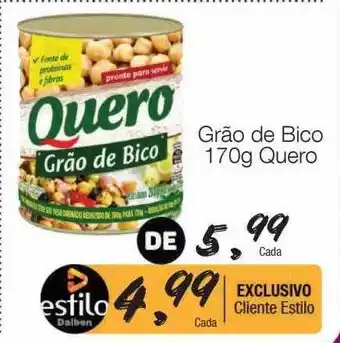 Supermercado Dalben Grão de bico quero oferta