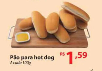 Nacional Pão para Hot dog a cada 100g oferta