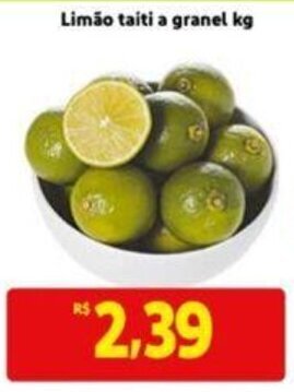 Extra Supermercado Limão taiti a granel 1kg oferta