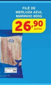 Filé de merluza azul marinho 800g