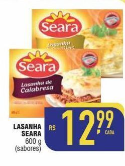 Mercantil Rodrigues Lasanha seara 600g oferta