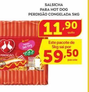 Roldão Salsicha para hot dog perdigão 5kg oferta