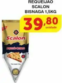 Roldão Requeijão scalon bisnaga 1,5kg oferta