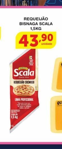 Roldão Requeijão bisnaga scala 1,5kg oferta