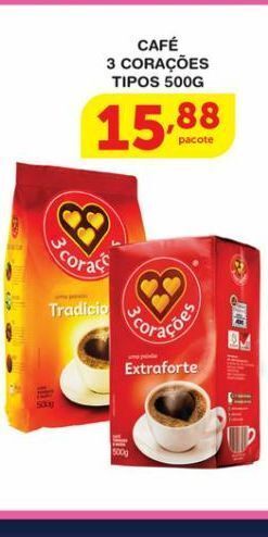 Roldão Café 3 corações 500g oferta