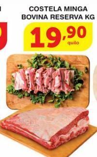 Roldão Costela minga bovina reserva kg oferta