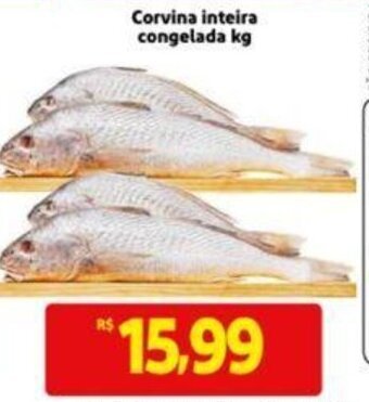 Extra Supermercado Corvina Inteira congelada 1kg oferta