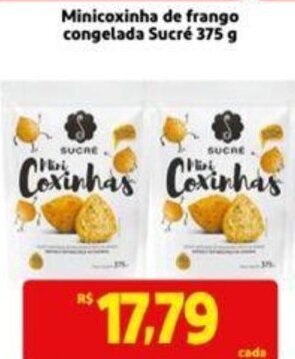 Extra Supermercado Minicoxinha de frango congelada Sucré 375g oferta