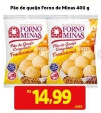 Extra Supermercado Pão de queijo Forno de mInas 400g oferta
