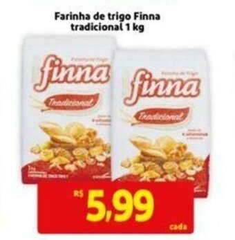 Extra Supermercado Farinha de Trigo Finna Tradicional 1kg oferta