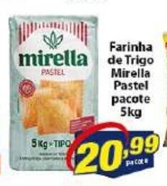 Vencedor Atacadista Farinha de Trigo Mirella Pastel pacote 5kg oferta