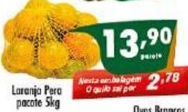 Vencedor Atacadista Laranja Pera pacote 5kg oferta